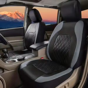 9-Piece Deluxe kapitone suni deri araba koltuğu kapakları-sünger dolgu ile all-sezon konfor, 5-<span class=keywords><strong>Seat</strong></span> araçlar için evrensel uyum - Product Image 4