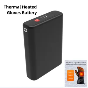 Hot sales DC Power bank 5000mAh 7.4V Thermal heating mitten winter gloves battery pack for Workout, Running, Cycling, Bike