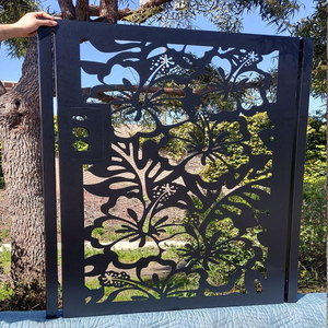 Pannelli per Ringhiere EKOO di Facile Installazione in Acciaio Inossidabile Tagliato al <span class=keywords><strong>Laser</strong></span>, Schermo Divisorio Stile Albero per Balconi e Ville - Product Image 2