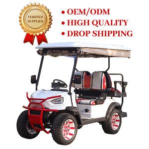 48V de litio Mini 4 plazas eléctrico <span class=keywords><strong>barato</strong></span> fuera de carretera Carros de golf eléctrico de calle Legal coche con aire acondicionado para la venta - Product Image 2