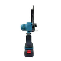 Mini tronçonneuse sans fil à moteur à balais 21V, 6 pouces, 2 batteries, haute puissance, scie électrique portative, élagage des arbres, coupe du bois