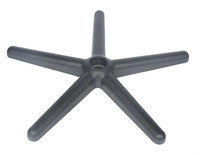 Vente en gros de pièces de rechange pour chaises de bureau pivotantes 5 étoiles au design moderne avec base en nylon