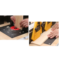 Máquina de grabado con tapa de elevación para carpintería, fresadora eléctrica de madera, máquina cortadora, placa de inserción de enrutador para banco de trabajo de carpintería