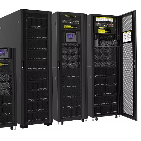SKE Shenzhen Custom Modular Online UPS 250kva 94.5% Efficiency Three Phase 380V Overvoltage Protection 1 Year Warranty