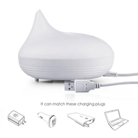 Diffuseur d'arôme Rechargeable de haute qualité, humidificateur Portable et ultrasonique, 80Ml, Usb, 2020