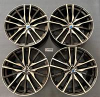 Jantes en alliage d'aluminium à cinq rayons d'occasion 742M Design 22*9.5 Et37 23*10.5 Et43 36119882610 36118090014 pour X5 X6 X7 G05 G06 G07