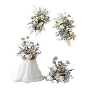 Decorazione Moderna in Seta Fatta <span class=keywords><strong>a</strong></span> Mano di Alta Qualità per Palco Matrimoniale, Area di Benvenuto, Pannello KT, Fiori Artificiali <span class=keywords><strong>a</strong></span> <span class=keywords><strong>Pois</strong></span> - Product Image 6