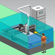 Extracteur de poussière <span class=keywords><strong>Cyclone</strong></span> pour machine de découpe laser et machine CNC à bois, collecteur de poussière - Product Image 4