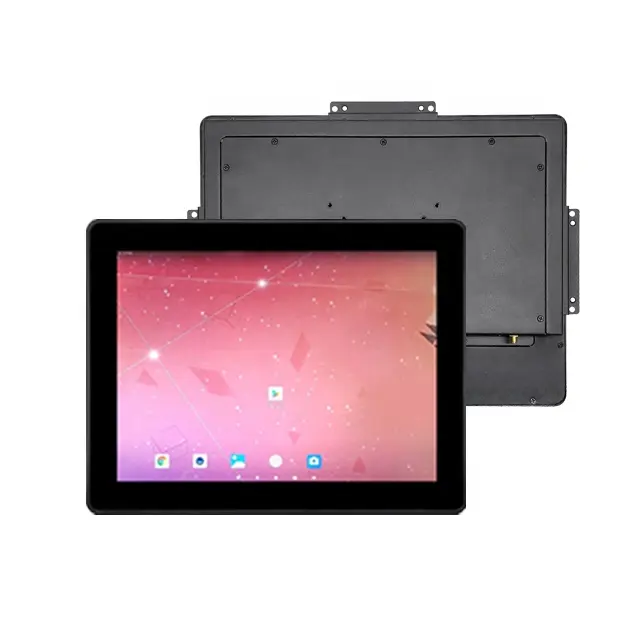 Open Frame Embedded Capacitive Touchscreen 15inch Industrial Android Panel PC with RJ45 and RS232 ports