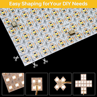 Panel LED Ultra Delgado y Flexible, DC24V, Cortable, CCT 2700k-6500k, Panel LED de Alta Calidad SMD2835, Panel Brillante para Mármol