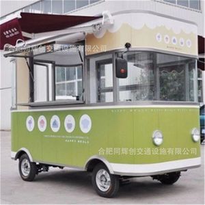 Friteuse mobile pour food truck, 4 roues, en acier inoxydable, style capsule moderne, pour extérieur, montage facile, alimentation intégrée - Product Image 3