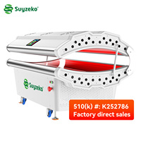 Cama de Terapia de Luz Roja Infrarroja Profesional Suyzeko OEM, Ajuste de Luz Pulsada de 1-5000hz, Cama de Luz Roja con Certificación 510k