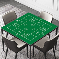 Tapete de Juego de Goma Antideslizante y Reductor de Ruido, Base Gruesa Antideslizante para Mesa de Mahjong, Póker, Club, Hogar, Fiestas y Juegos