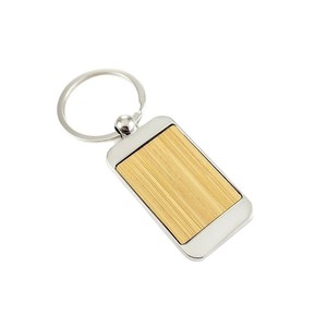 Llavero <span class=keywords><strong>de</strong></span> Madera y Metal con Logotipo Personalizado, Regalos Promocionales Empresariales al por Mayor para Eventos Corporativos y <span class=keywords><strong>Ferias</strong></span> Comerciales - Product Image 5