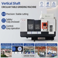 Machine de rectification verticale à broche rotative ultra-précise pour la finition de la planité des plaquettes semi-conductrices, des alliages d'acier et des cristaux