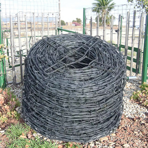 Rouleau de fil de fer barbelé double personnalisé galvanisé à chaud avec cadre en métal pour clôtures de sécurité à la ferme à prix d'usine - Product Image 2