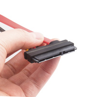 Kabel Combo Daya/Data SATA3 SATA 7pin +IDE Molex 4Pin 1M 6Gb/s untuk PC SATA 3.0 SATAIII 6Gbps