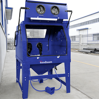 Pompe de sablage électrique à double opérateur 1200W, boîtier en acier, garantie 1 an, outil professionnel haute pression