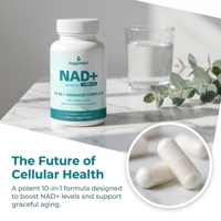 WELLBODY Meilleur Complément Liposomal NAD+ Resvératrol Extrait de Pépins de Raisin Marque Privée Capsules de Suppléments NAD
