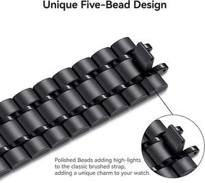 Compatibile per cinturino <span class=keywords><strong>Apple</strong></span> <span class=keywords><strong>Watch</strong></span> cinturino in acciaio inox Sport Business cinturino per IWatch serie Ultra 10 9 8 7 6 <span class=keywords><strong>SE</strong></span> 5 4 3 2 1 - Product Image 4