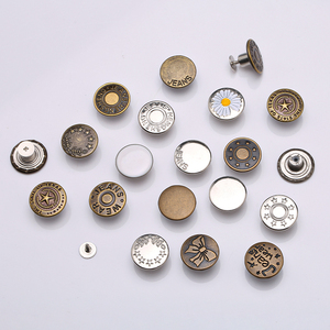 Biểu Tượng Tùy Chỉnh Kim Loại Jeans Nút Và Đinh Tán Brass Denim Nút Cho Quần Áo - Product Image 3