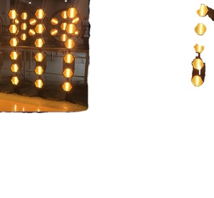 2025 mới hengyu dọc retro cổ điển 6x60W Goden Retro chiếu sáng <span class=keywords><strong>LED</strong></span> ánh sáng sân khấu nhấp nháy với RGB ánh sáng phụ trợ đèn nền - Product Image 5