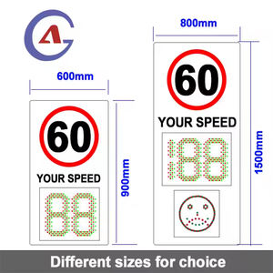 Señal de retroalimentación del conductor activada por vehículo de tráfico LED solar VMS, señal de velocidad de <span class=keywords><strong>radar</strong></span>, señal de velocidad de <span class=keywords><strong>radar</strong></span> de matriz completa - Product Image 3