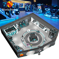 Máquina de Juegos de Arcade Metálica para Interiores, Simulador de Realidad Virtual 9D VR para Parques de Diversiones, Juego de Entretenimiento Operado con Monedas