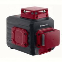 EXTOL 4780214 Niveau laser rotatif professionnel à ligne croisée verte auto-nivelant avec récepteur