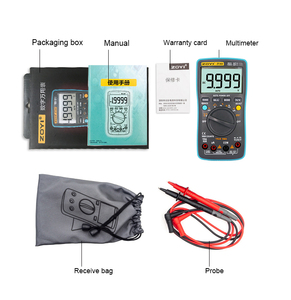 ZT-303 เครื่องมือวัดมัลติมิเตอร์แบบดิจิตอลสำหรับการบำรุงรักษาเครื่องใช้ไฟฟ้าในบ้าน ความแม่นยำสูง แบบมัลติฟังก์ชั่น ช่วงการวัด 4 ระดับ - Product Image 4