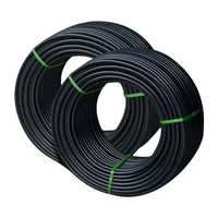 Tuyau en polyéthylène de 1 pouce pour système d'arrosage, connexion filetée PE100, ligne d'arrosage agricole