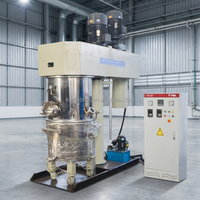 Mélangeur de peinture multifonctionnel à triple arbre avec moteur de boîte de vitesses, capacité 100L, puissance 3kW, idéal pour les produits chimiques
