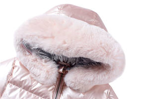 2021 nouvelle conception Logo personnalisé hiver thermique petite fille enfant <span class=keywords><strong>veste</strong></span> avec capuche en <span class=keywords><strong>fourrure</strong></span> - Product Image 5
