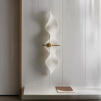 Luminaire suspendu en spirale contemporain minimaliste, métal et acrylique, grande taille, LED blanc chaud, télécommande, éclairage de plafond pour hôtel