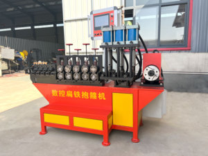 Machine automatique de formage de cerceaux <span class=keywords><strong>en</strong></span> <span class=keywords><strong>fer</strong></span> plat CNC, machine intégrée de perforation de <span class=keywords><strong>fer</strong></span> plat à alimentation électrique, support sismique - Product Image 3