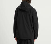 Veste Softshell Homme Personnalisée Hiver Nature Col Montant Service OEM Teinte Unie Capuche Zippée Décontractée Logo Avant Légère