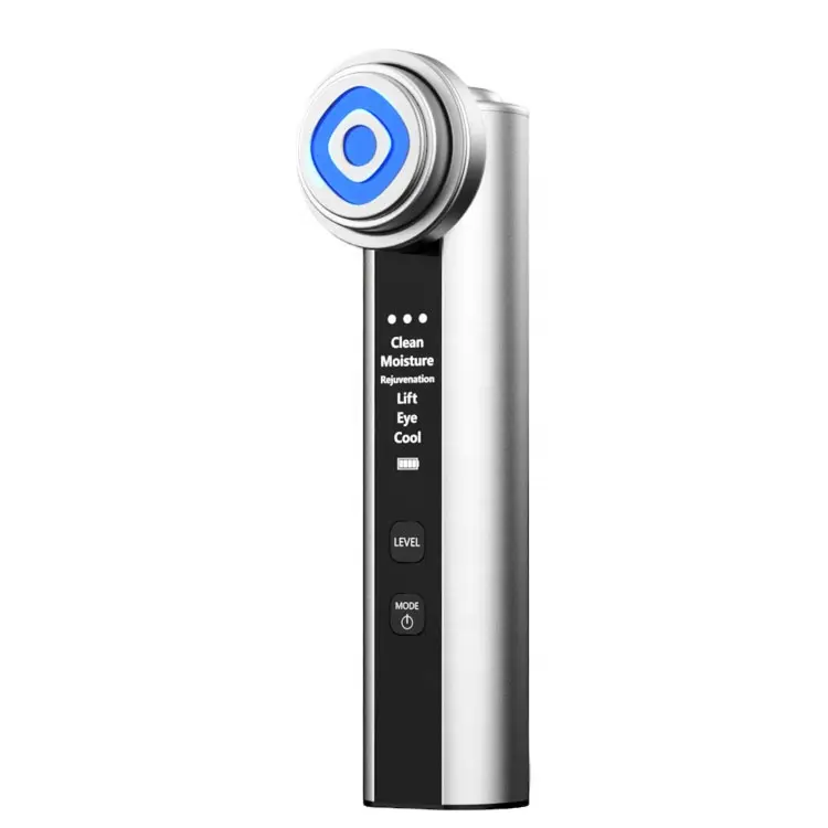 2023 Nova Inovação Carregamento USB Sem Fio Uso Doméstico Feminino 3MHZ Íons De Vibração Refrigeração Multi-Funcional RF/EMS LED Beleza Dispositivo