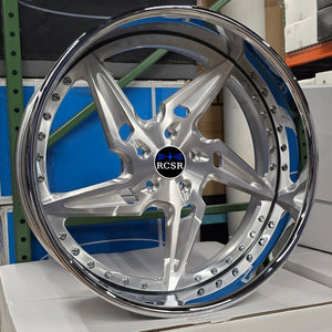 Jantes forgées RCSR, jantes de voiture personnalisées, 22, 23, <span class=keywords><strong>24</strong></span> pouces, jantes en alliage forgé en deux parties, 5x114.3, 5x120, 6x139.7, adaptées aux voitures de luxe - Product Image 4