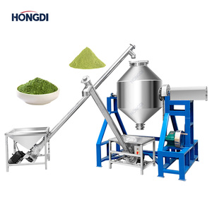 Agitateur mélangeur à double cône en acier inoxydable, moteur de qualité alimentaire pour matcha, poudre de lait et additifs, automatique, 3 kW, capacité 500 L, avec élévateur - Product Image 2