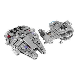 Goldmoc Star Blocks Briques Toy Wars MOC-18554 Millenniumm Fal Outrider Micro Midi Échelle Modèle Éducatif Blocs de Construction Jouets