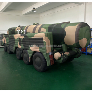 Modèle de char d'assaut géant gonflable personnalisé pour l'entraînement et l'affichage, véhicule missile gonflable avec souffleur - Product Image 5