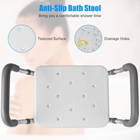 Tabouret de douche/baignoire réglable de haute qualité avec poignée