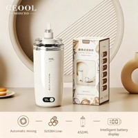 Nouvelle Tasse à Café Intelligente en Acier Inoxydable avec Mélangeur Électrique Magnétique Automatique, Tasse à Mélanger Soi-même USB