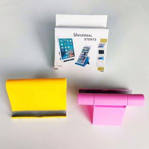 High Quality ABS Plastic Desktop <b>Folding</b> Phone Holder with Custom logo - Product Image 3