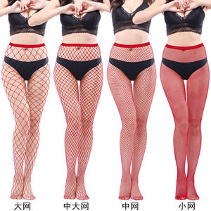 도매 13 색상 고품질 여성 높은 허리 카니발 스타킹 망사 스타킹 다채로운 메쉬 물고기 그물 팬티 스타킹