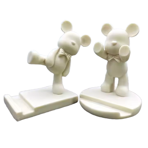 Kit de Peinture Artistique DIY de Noël en Gros : Résine Fluide Lapin, Chat, Ours, Support de Téléphone Portable, Kit de Peinture pour Enfants - Product Image 1