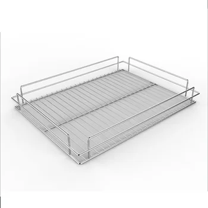 Customize Reusable Grill <b>BBQ</b> Fence Mesh <b>Tray</b> 304 Stainless Steel Welded Square Holes Cutting Baking Cooling Rack - Product Image 4