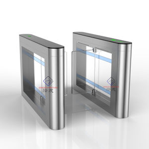 RFID 카드 리더 보안 스테인리스 스틸 턴스타일 게이트 IP66 보호 안티테일게이팅 안티핀치 2웨이 작동 사무실용 - Product Image 2