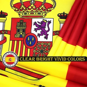 Bandera <span class=keywords><strong>de</strong></span> <span class=keywords><strong>España</strong></span> <span class=keywords><strong>de</strong></span> Poliéster <span class=keywords><strong>de</strong></span> 3x5 Pies - Product Image 2