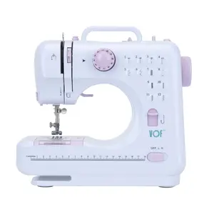 VOF-máquina de coser pequeña multifunción para el hogar, FHSM-505, venta directa de fábrica